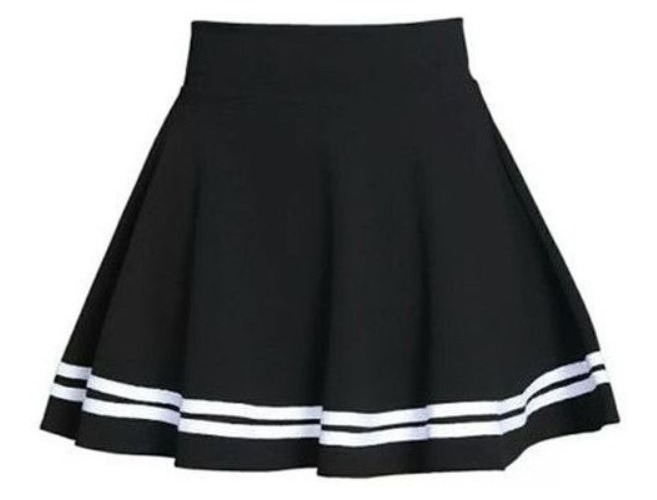 Pollera K-pop Negra - Tableada Autoregulable Falda Dark Japo - Image 2