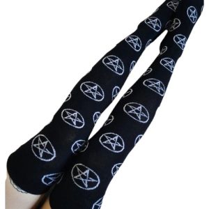 Bucanera Pentagrama - Medias Aesthetic Dark Goth Edgy Kawaii