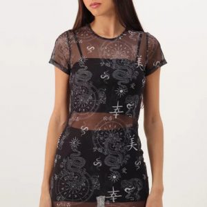Vestido Tul Negro Zodiaco