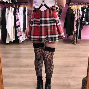 Pollera Tableada Not Today Acuadrille Mujer