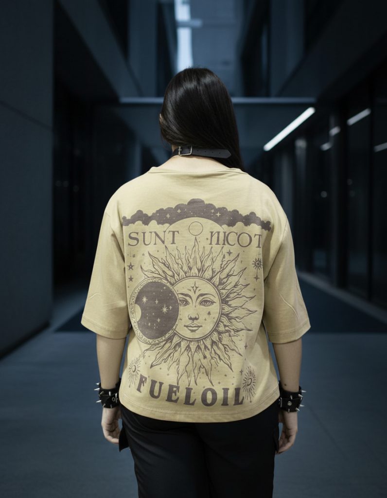 Remera Not Today Boxy Fit Sunt Nicot Unisex