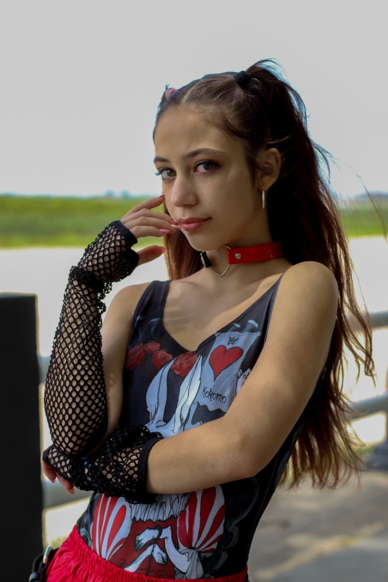 Miton De Red - Manga Eslastica Gotico Dark Kpop Egirl Sexy - Image 2