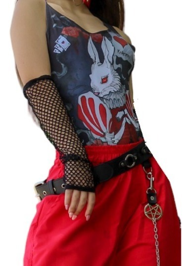 Miton De Red - Manga Eslastica Gotico Dark Kpop Egirl Sexy