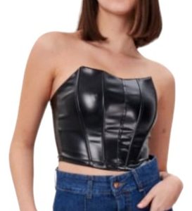 Corset Zoe - Sobre Busto Ballena Estilo Goth Dark Victoriano