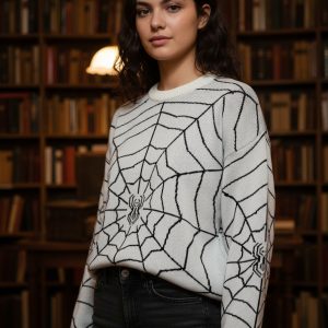 Pullover Not Today Araña Varios Colores Gotico Kpop