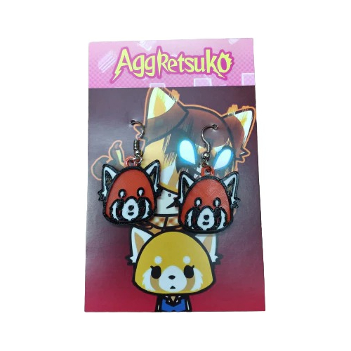 Aros Kawaii Aggretsuko - El Par Arito Anime Dibujo Netflix - Image 2