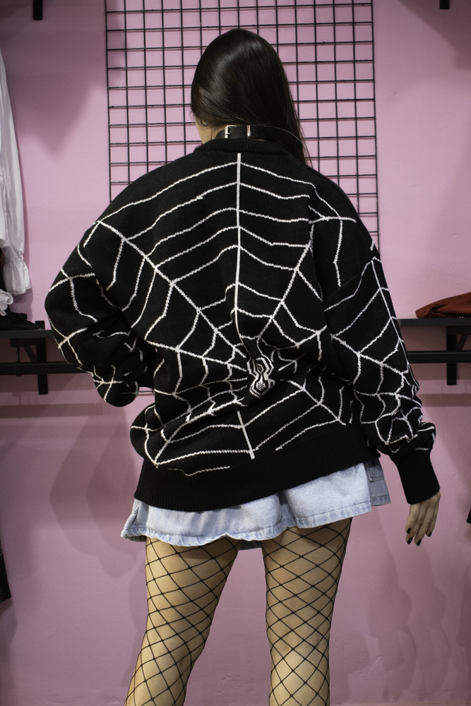 Pullover Not Today Araña Varios Colores Gotico Kpop - Image 9