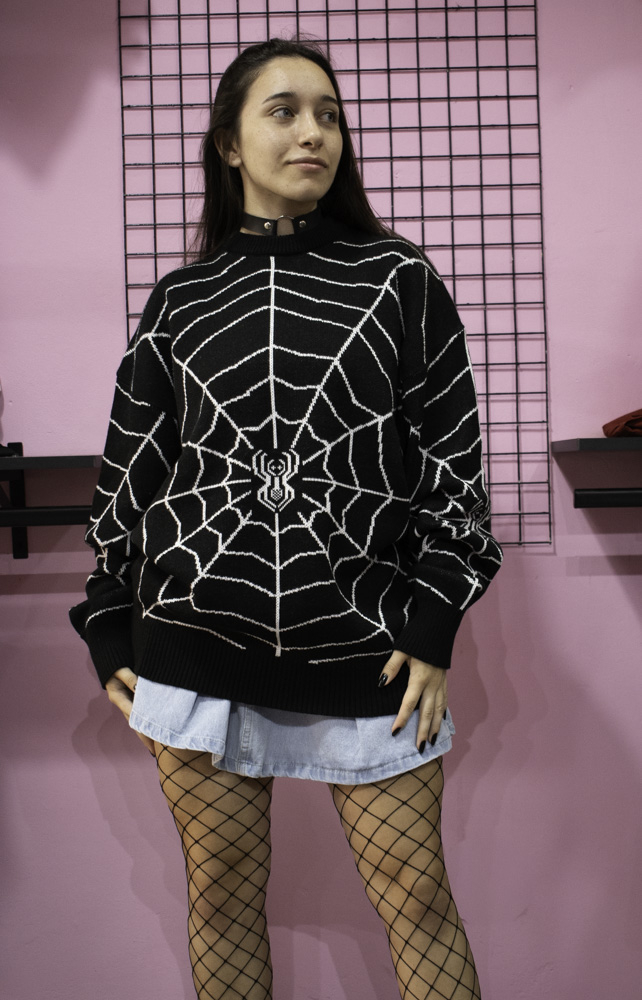 Pullover Not Today Araña Varios Colores Gotico Kpop - Image 10