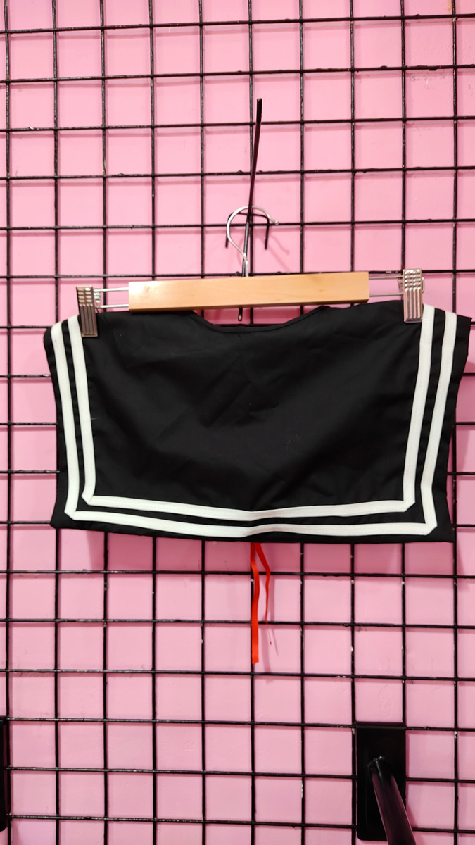 Cuello Sailor Negro Cosplay Anime Con Lazo - Image 4