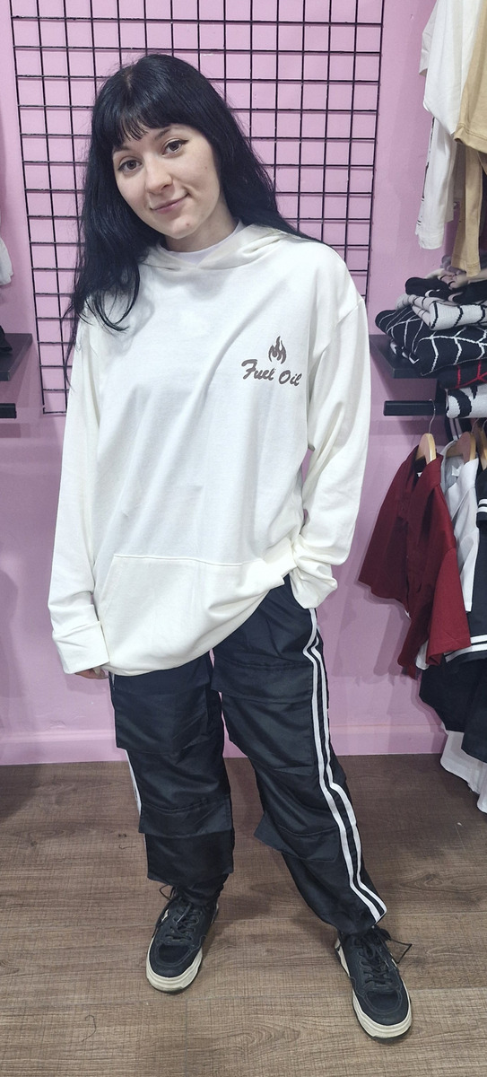 Buzo Hoodie Not Today Rustico Fearless Unisex - Image 2