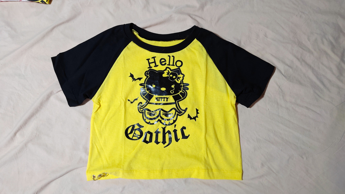 Remera Pupera Not Today Kitty Gotica Mujer Kpop