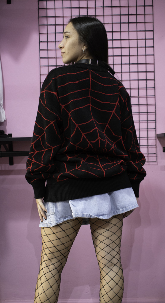 Pullover Not Today Araña Varios Colores Gotico Kpop - Image 7