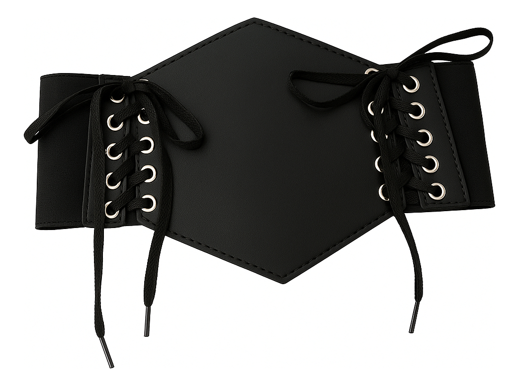 Underbust - Kpop Corset Dark Bajo Busto Doble Cordon - Image 2