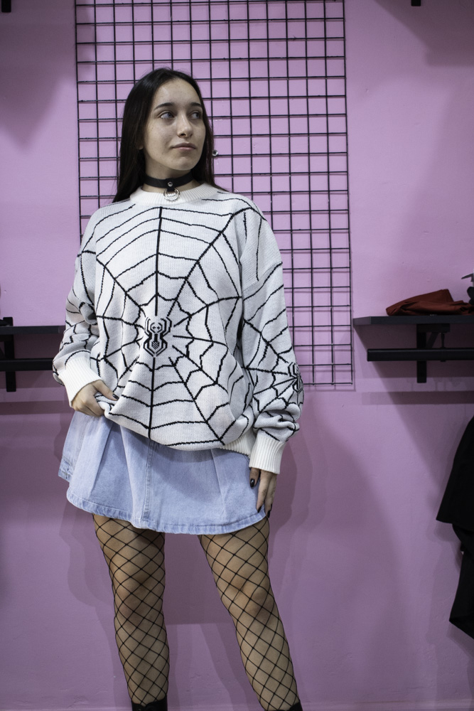 Pullover Not Today Araña Varios Colores Gotico Kpop - Image 3