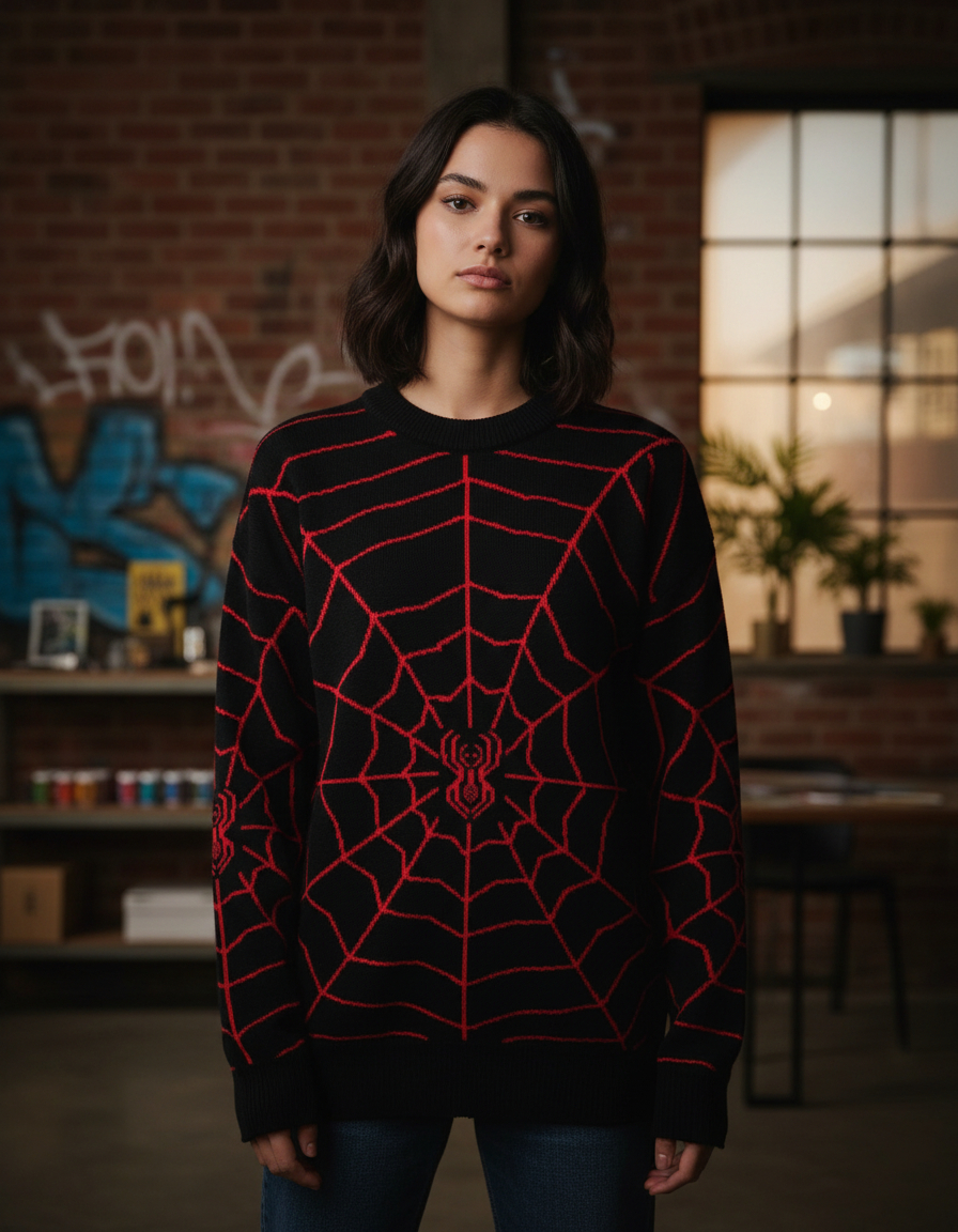 Pullover Not Today Araña Varios Colores Gotico Kpop - Image 4