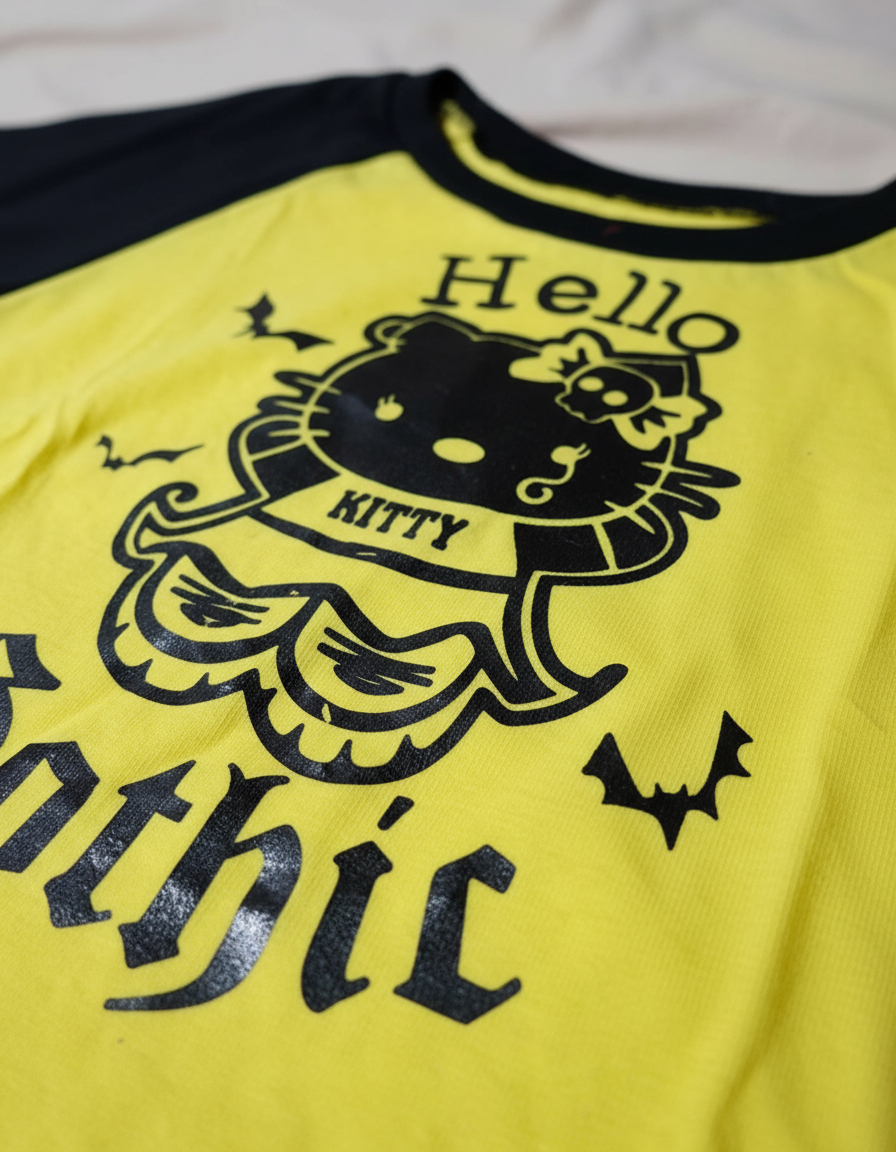 Remera Pupera Not Today Kitty Gotica Mujer Kpop - Image 2