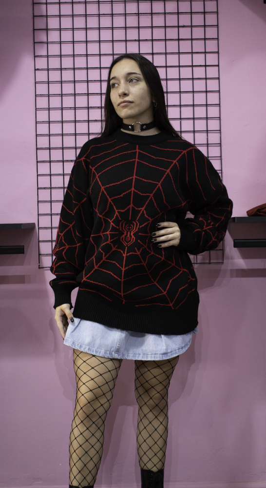 Pullover Not Today Araña Varios Colores Gotico Kpop - Image 6