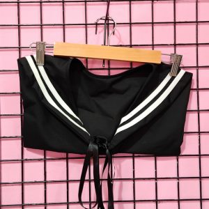 Cuello Sailor Negro Cosplay Anime Con Lazo
