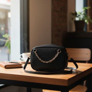 Cartera Bandolera Not Today Eco-cuero Negra