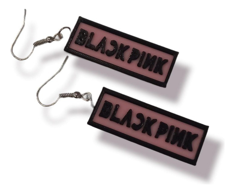 Aros K-pop 12 - Black Pink El Par Merchandising Rock Pop