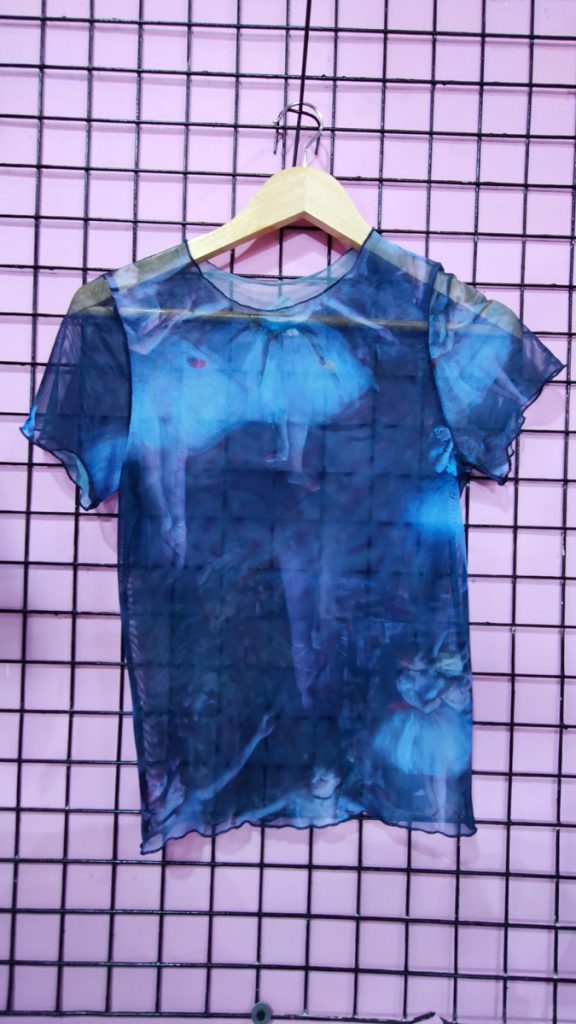Remera Tul Baile - Manga Corta Transparente