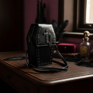 Cartera Ataud Gotico Not Today Eco-cuero Negra