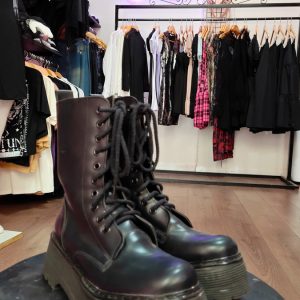 Borcegos Street Rebel Bota Urbana Caña Media Negro