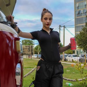 Body Lycra - Body Mangas Cortas