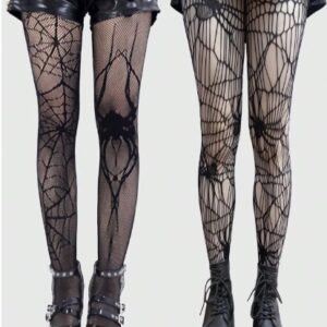 Panty Red Telaraña / Araña – Medias Dark Góticas