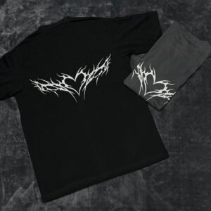 Remerón Oversize Corazon Tribal – Estampa Dark Urbana