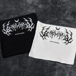 Top Strapless Gothic Design