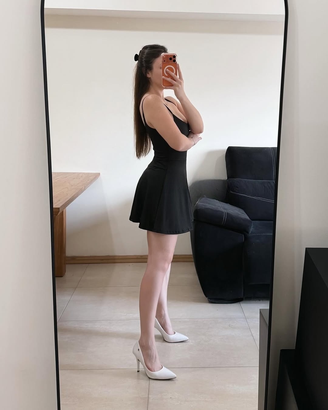 Vestido Corto Con Short Interno Mujer – Elastizado Con Breteles - Image 4