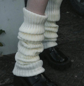 Polainas Tejidas Largas – Estilo Kpop / Urbano / Invierno (Varios Colores)