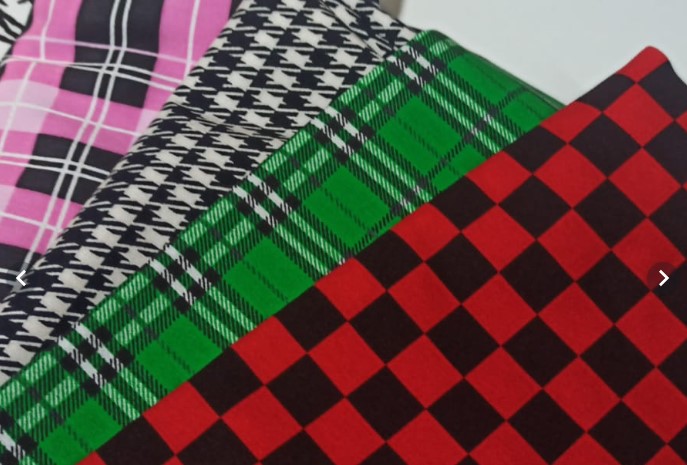 Pollera Mini Bengalina Cuadrille – Dark Kpop Urban - Image 2