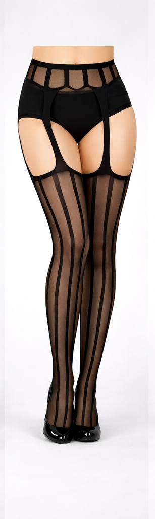 Panty Red Negra Estampada - Modelos Dark - Image 6