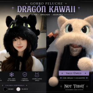 Gorro Peluche Como entrenar a tu Dragon – Invierno Cute