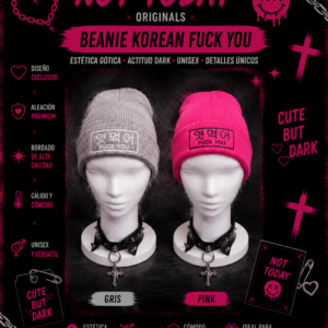 Gorro Korean Fuck You Unisex – Not Today Originals