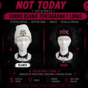 Gorro Beanie Pentagrama Bordado – Not Today Originals
