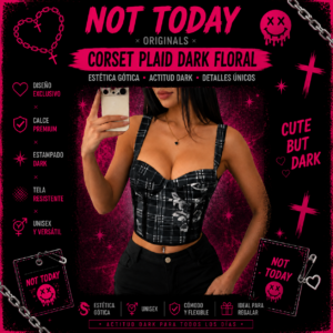 Corset  Dark Floral – Not Today Originals