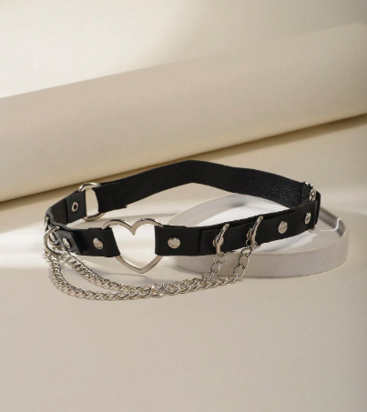 Garter Corazó Goth Punk Negro | Not Today Originals - Image 2