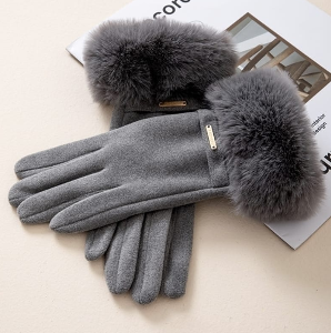 Guantes Grises – Estilo Elegante Invierno