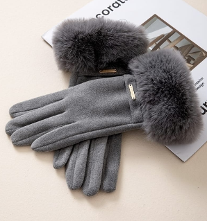 Guantes Grises – Estilo Elegante Invierno