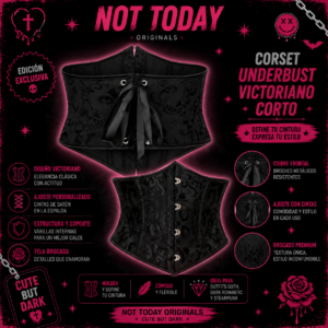 Corset Underbust Victoriano Corto – Not Today Originals