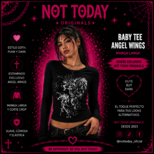 Remera Manga Larga Inspire – Negra