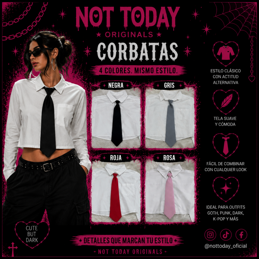 Corbata Clásica – Colores Surtidos