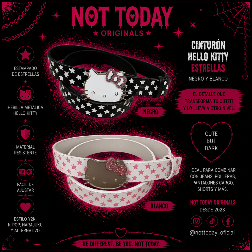 Cinturón Hello Kitty Estrellas