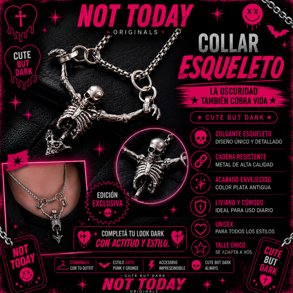 Collar Esqueleto Articulado – Not Today Originals