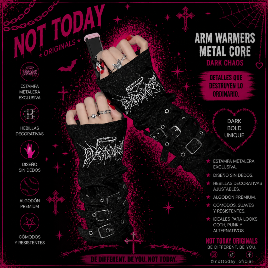 Mitones Metal Core – Dark Chaos