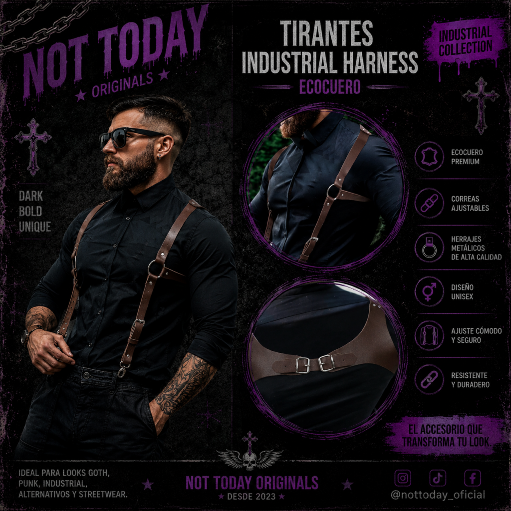 Tirantes Industrial Harness – Ecocuero Marrón