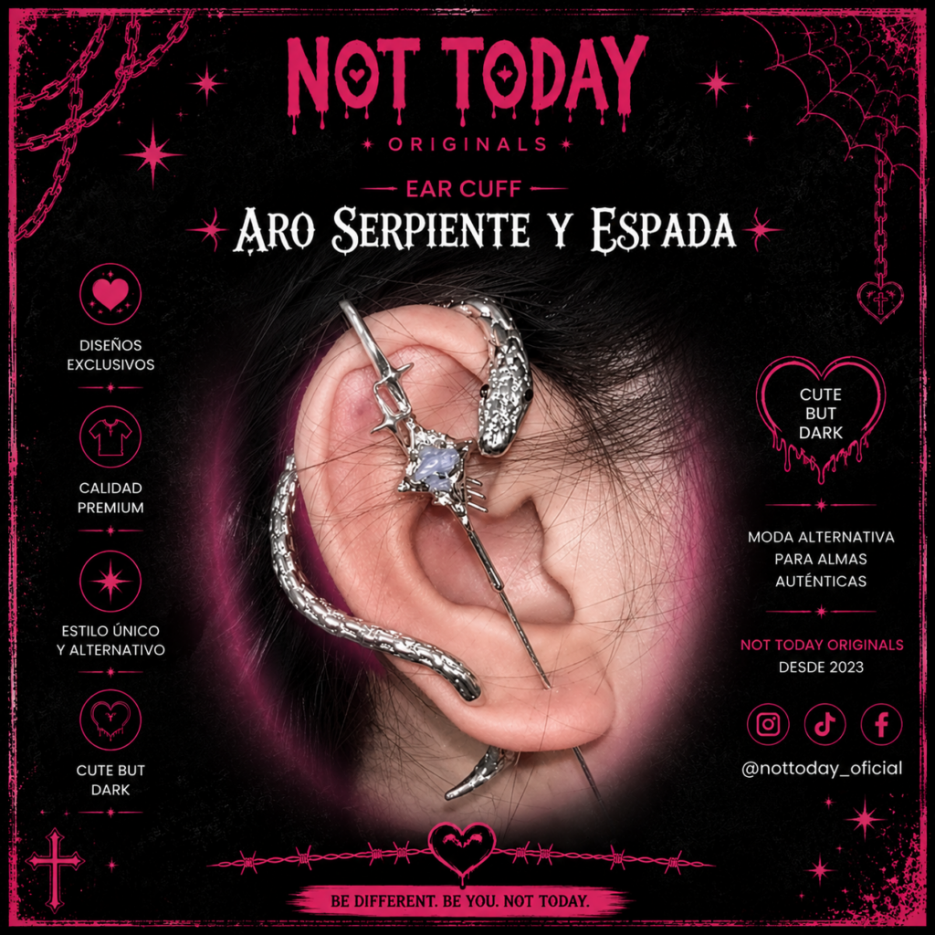 Aro Serpiente y Espada – Par